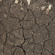 Quadratische Aufnahme von Bodenerosion vulkanische Erde