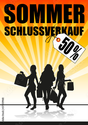 Vektor: Sommerschlussverkauf Sommerschlussverkauf