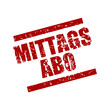 stempel eckig mittagsabo I