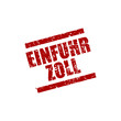 stempel eckig einfuhrzoll I