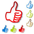Vector best choice stickers