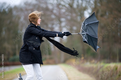 Photo: Fighting against the wind Fighting against the wind