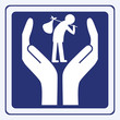 Immigration / homeless sign vector Immigration / homeless sign vector