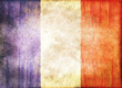 Drapeau français, style vintage