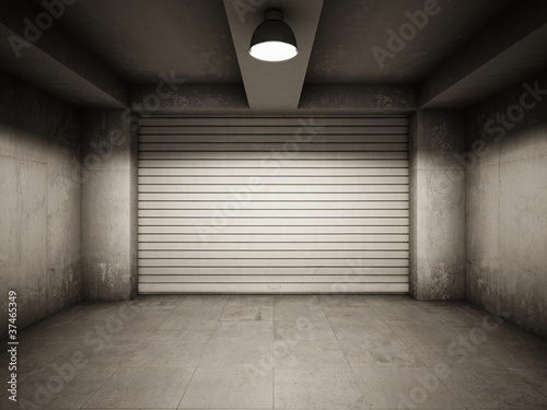 Ilustração: Empty garage Empty garage
