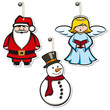 Vector: Christmas hangtags Christmas hangtags