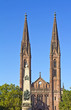 Waterloo-Obelisk und Bonifatiuskirche