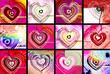 Set of Valentine's cards