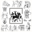 Old greek set illustration Old greek set illustration
