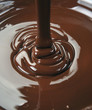 Photo: lots of chocolate falling from above lots of chocolate falling from above