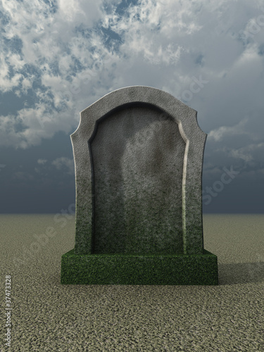 Illustration: gravestone gravestone