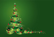 Weihnachtsbaum aus Geschenkschleife