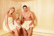 In the sauna