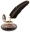 encrier et plume de calligraphie encrier et plume de calligraphie