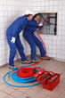 apprentice plumber training on-the-job