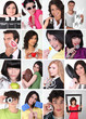 Sixteen close up studio shots of people and their hobbies