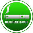 Elektrische E-Zigarette Schild