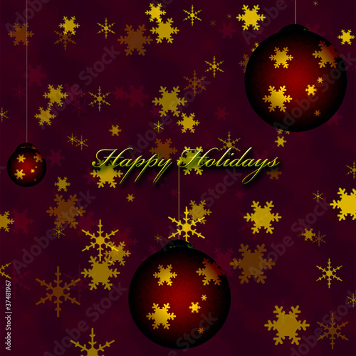 Illustration: Christmas greeting card Christmas greeting card