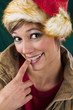 Sensual female Santa Claus
