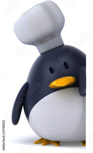 Illustration: Pingouin chef Pingouin chef