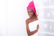 Woman in the shower