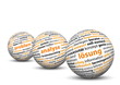 Problem, Analyse, Lösung, 3D, Kugel, Keywörter, Internet, SEO