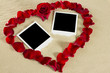 Beach love frame.