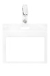Blank badge or ID pass with clipping path