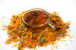 Herbal calendula tea