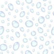Vector: Seamless background with water drops Seamless background with water drops