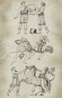 Old greek set illustration Old greek set illustration