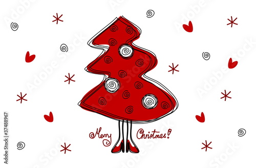 Illustration: Weihnachtskarte (Humor, engl.) Weihnachtskarte (Humor, engl.)
