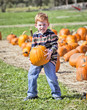 Photo: Boy with pumpkin Boy with pumpkin