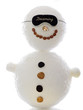 snowman with sleep mask
