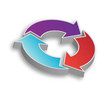 Circular Process Flow - Three Arrows