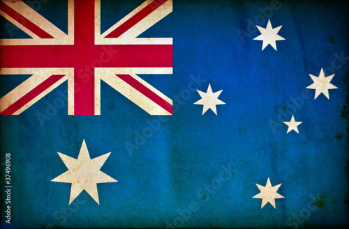 Photo: Australia grunge flag Australia grunge flag