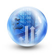 stock exchange glass ball