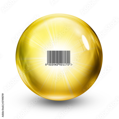Illustration: retail glass ball retail glass ball