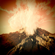 Volcanic eruption