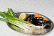 Miesmuscheln in Weißwein