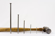 Descending nails with hammer