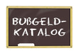 Tafel Bußgeldkatalog