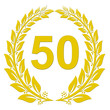 Lorbeerkranz Gold - 50