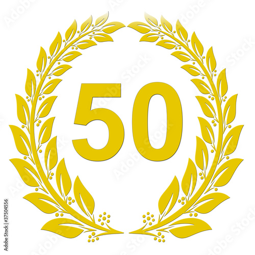 Illustration: Lorbeerkranz Gold - 50 Lorbeerkranz Gold - 50