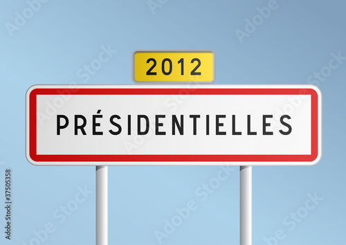 Vektor: Panneau - Presidentielles 2012 Panneau - Presidentielles 2012