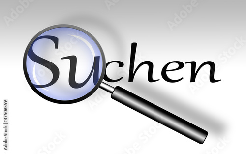 Illustration: Suchen - Lupe Suchen - Lupe