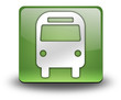 Green 3D Effect Icon "Bus / Ground Transportation"