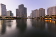 downtown miami at dusk