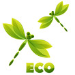 Logo - green dragonfly Logo - green dragonfly