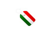 Tag Coloured As The Flag Of Hungary Tag Coloured As The Flag Of Hungary